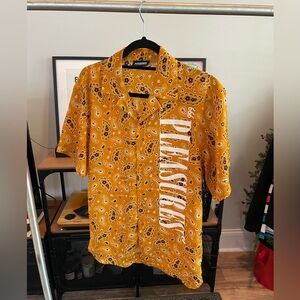 PLEASURES paisley camp shirt